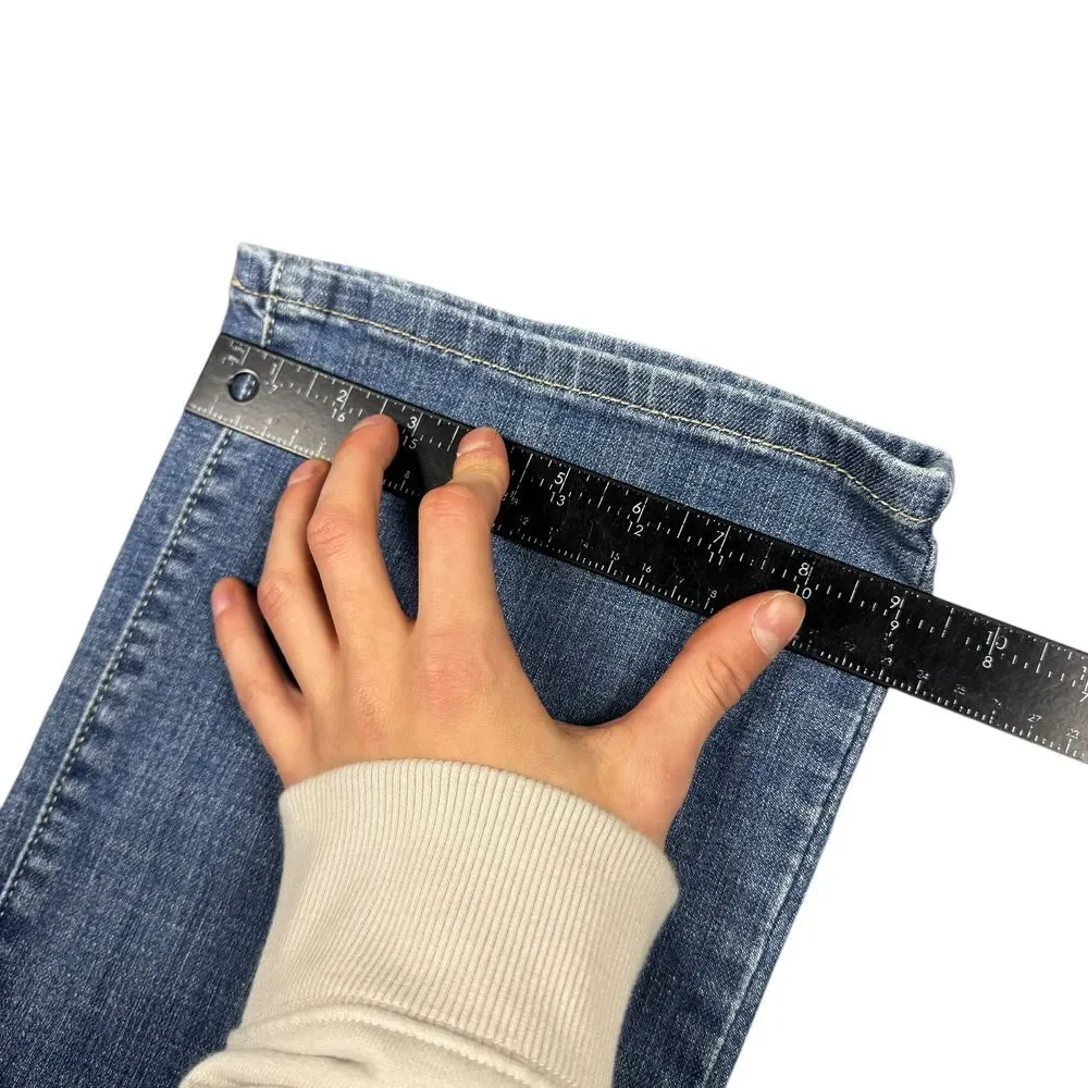Levi's 512 Perfectly Slimming Bootcut Jeans Womens 8‎ Flared Whiskered Mid Rise